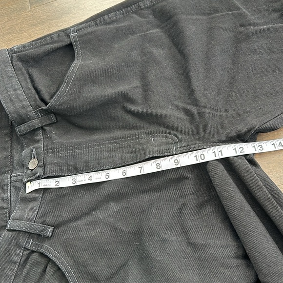 WRANGLER Rustler Men's Black Regular Fit Denim Jeans Pants, Cotton, Straight Leg - Picture 8 of 12